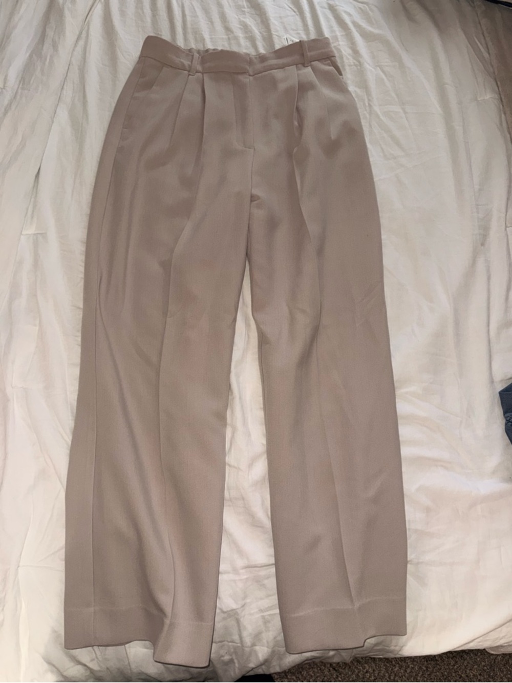 Abercrombie Beige Dress Pants - Tailored Pleat Front